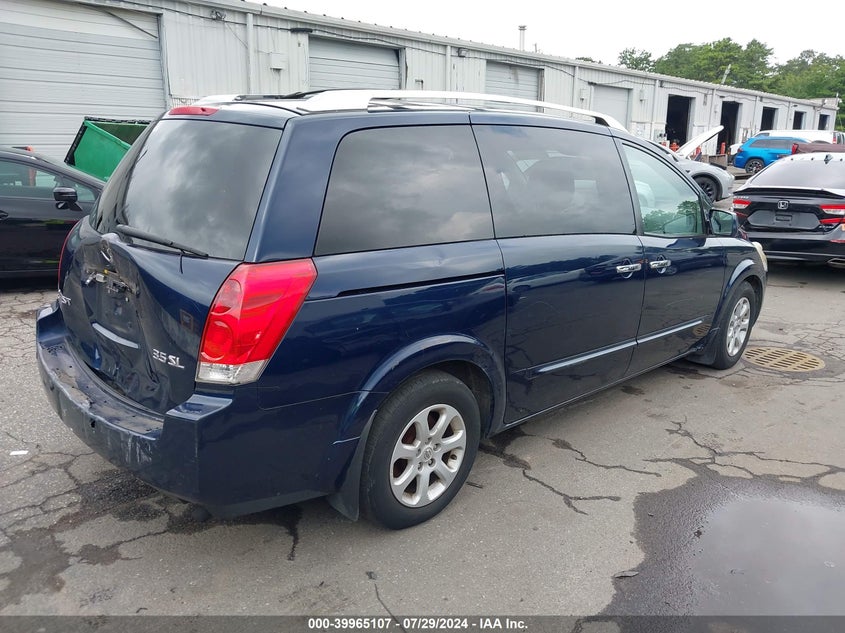 2008 Nissan Quest 3.5 Sl VIN: 5N1BV28U08N119769 Lot: 39965107