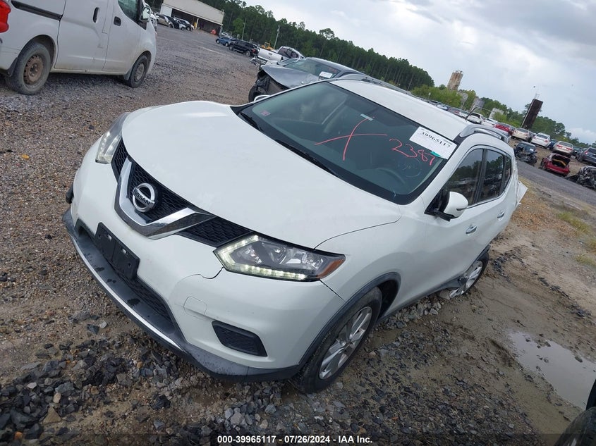 2016 NISSAN ROGUE S/SL/SV - KNMAT2MT2GP712037