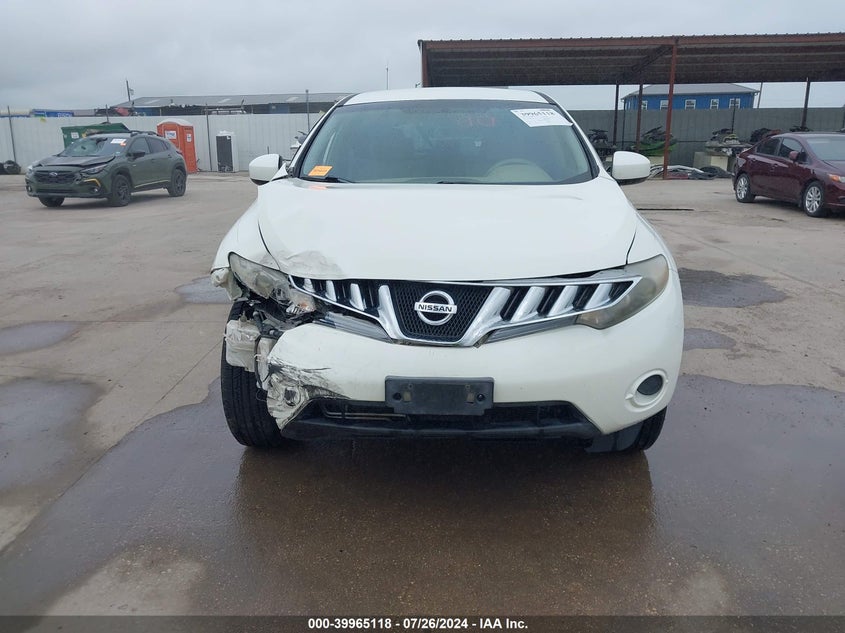 2010 Nissan Murano S VIN: JN8AZ1MU3AW018749 Lot: 39965118