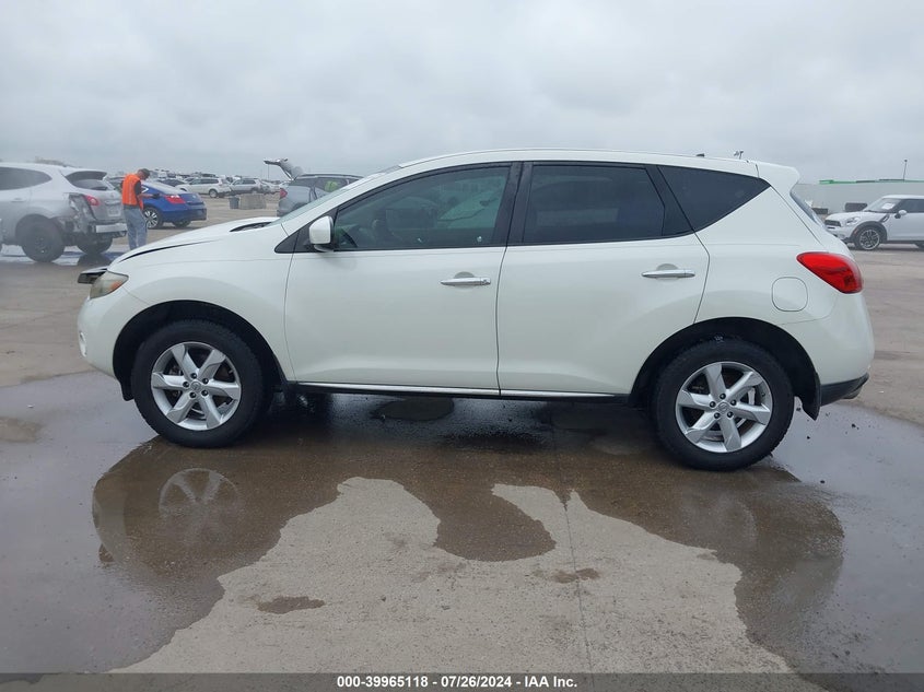 2010 Nissan Murano S VIN: JN8AZ1MU3AW018749 Lot: 39965118