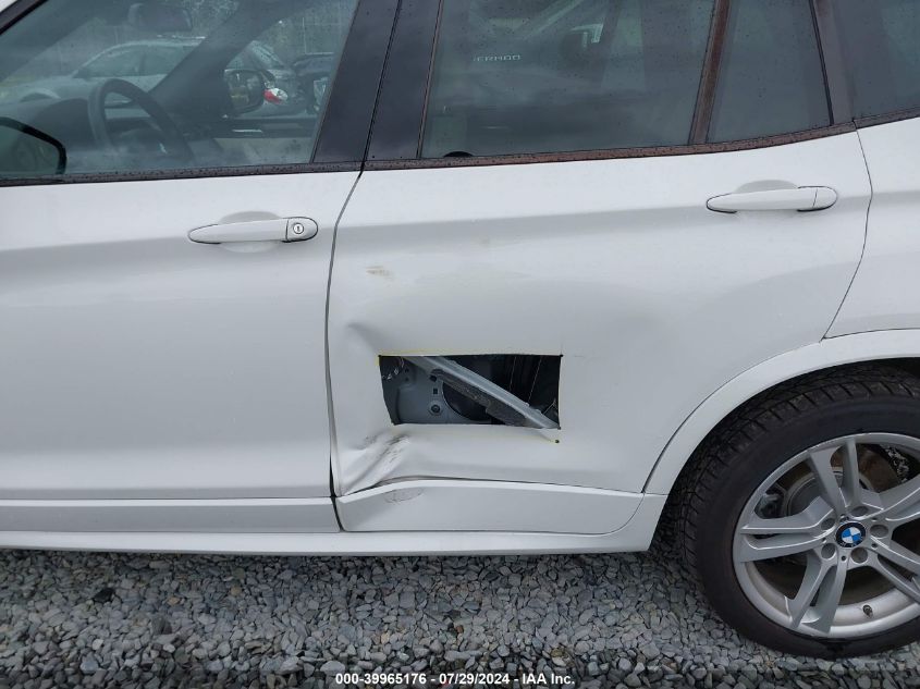 2012 BMW X3 xDrive35I VIN: 5UXWX7C51CL737926 Lot: 39965176