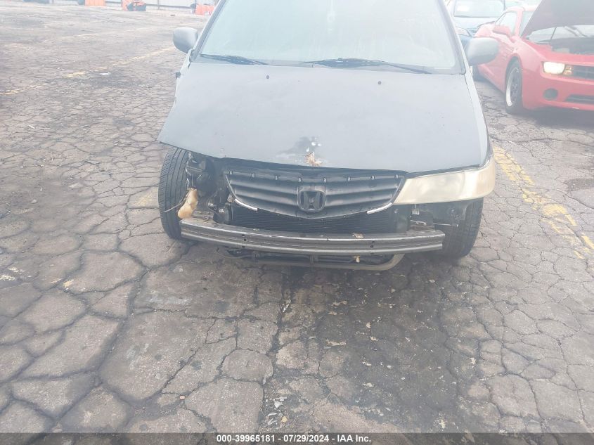 2002 Honda Odyssey Exl VIN: 5FNRL18072B025717 Lot: 39965181