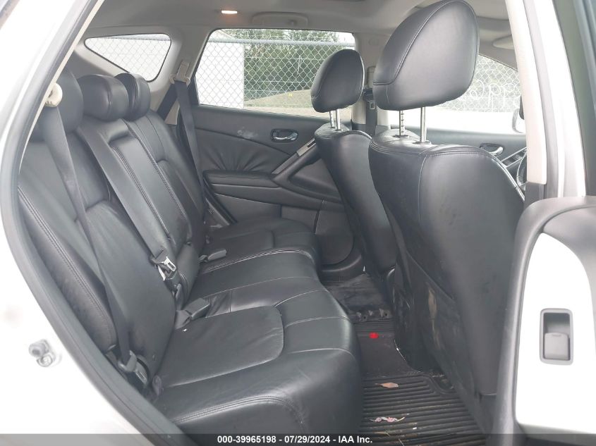 2009 Nissan Murano S/Sl/Le VIN: JN8AZ18W09W144493 Lot: 39965198