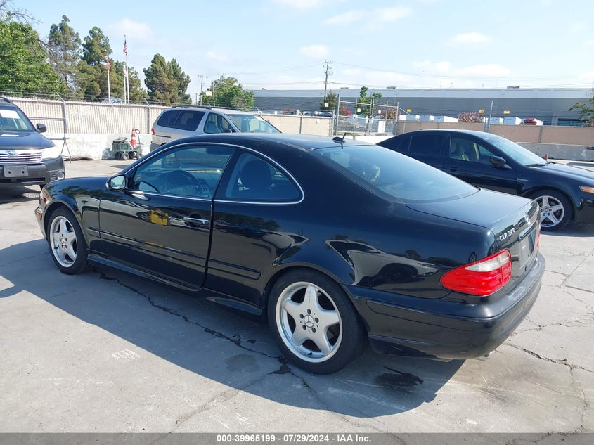 2002 Mercedes-Benz Clk 320 VIN: WDBLJ65G72F199680 Lot: 39965199