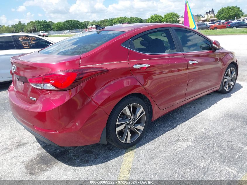 2014 Hyundai Elantra Se/Sport/Limited VIN: 5NPDH4AE6EH470572 Lot: 39965222