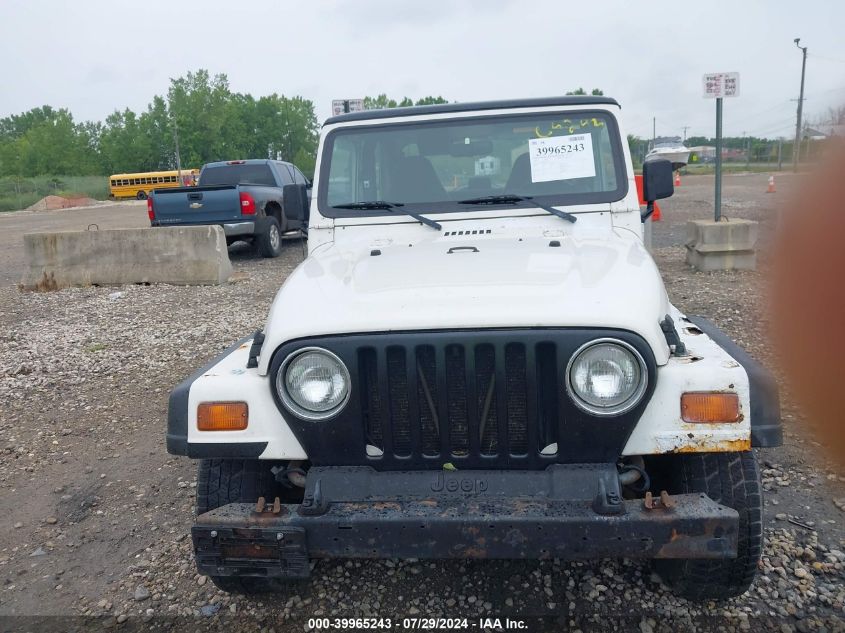 1999 Jeep Wrangler Sport VIN: 1J4FY19S4XP492623 Lot: 39965243