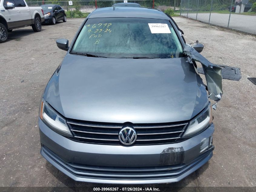 2017 Volkswagen Jetta S VIN: 3VW2B7AJ1HM316452 Lot: 39965267