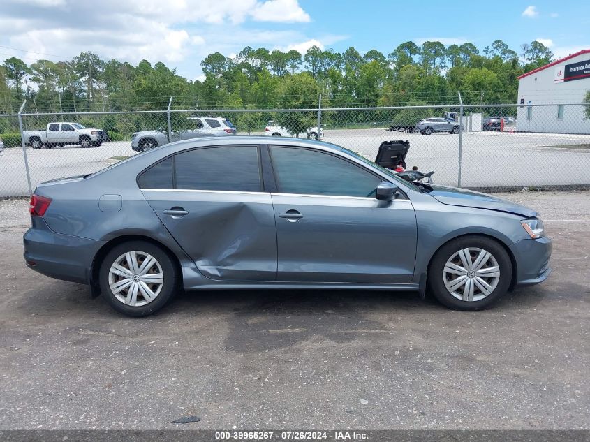 2017 Volkswagen Jetta S VIN: 3VW2B7AJ1HM316452 Lot: 39965267