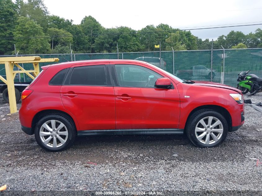 2014 Mitsubishi Outlander Sport Es VIN: 4A4AR3AU3EE022686 Lot: 39965268