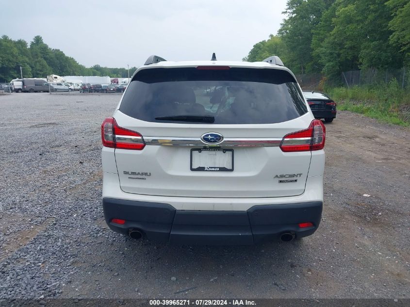 2019 Subaru Ascent Touring VIN: 4S4WMARD0K3444292 Lot: 39965271