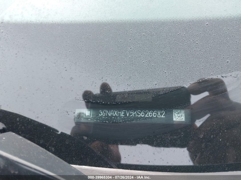 2019 Chevrolet Equinox Ls VIN: 3GNAXHEV5KS626682 Lot: 39965304