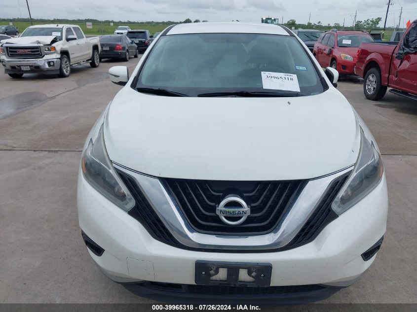 2018 Nissan Murano S VIN: 5N1AZ2MG8JN166960 Lot: 39965318