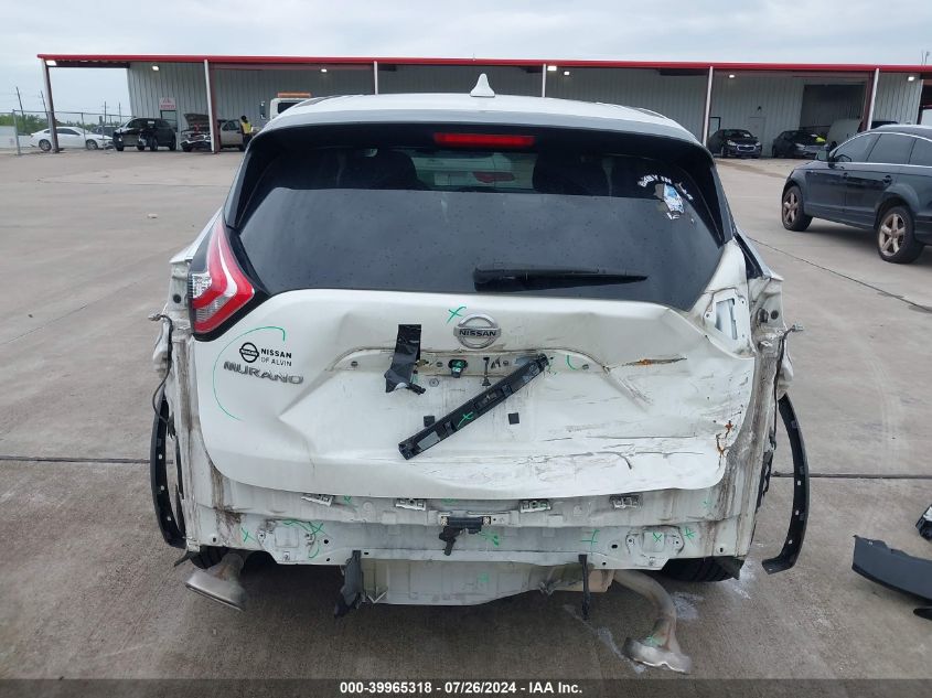 2018 Nissan Murano S VIN: 5N1AZ2MG8JN166960 Lot: 39965318