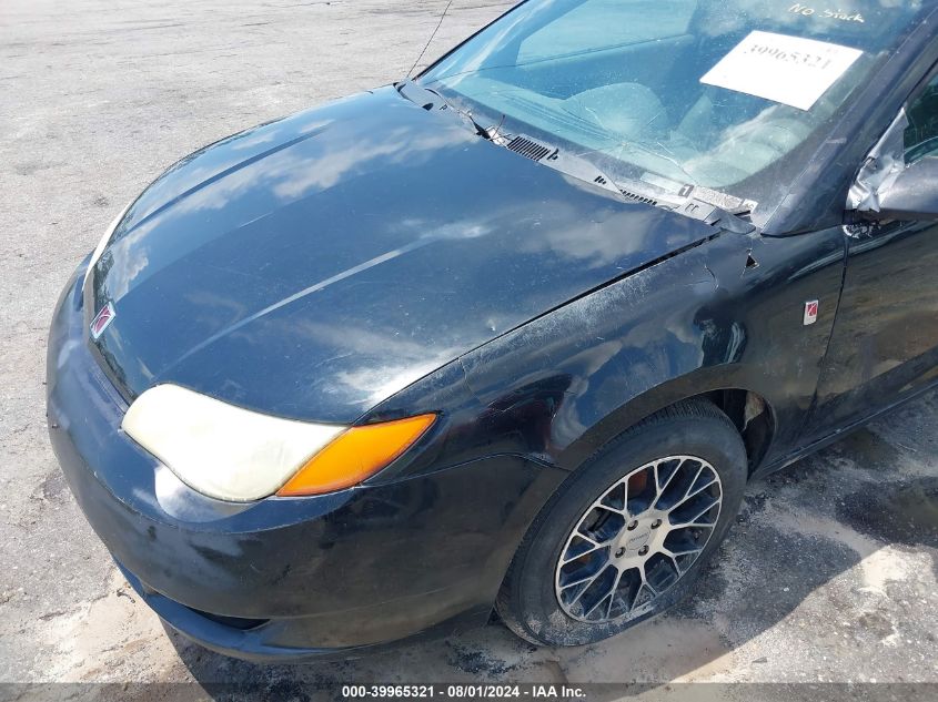 2003 Saturn Ion 3 VIN: 1G8AV14F93Z191521 Lot: 39965321