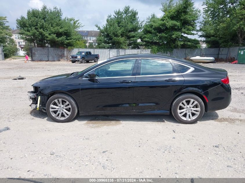 2015 Chrysler 200 Limited VIN: 1C3CCCAB1FN735382 Lot: 39965335