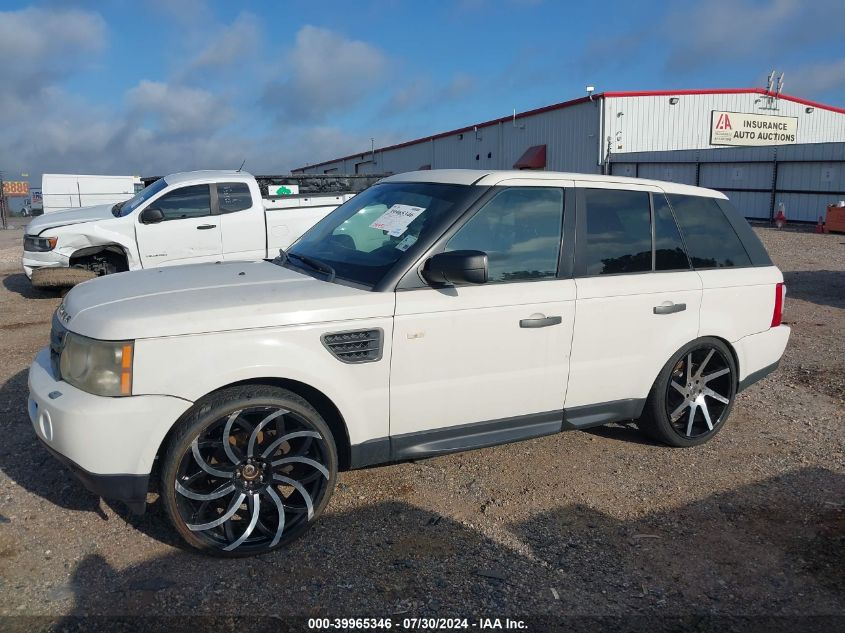 2009 Land Rover Range Rover Sport Hse VIN: SALSK25499A208288 Lot: 39965346