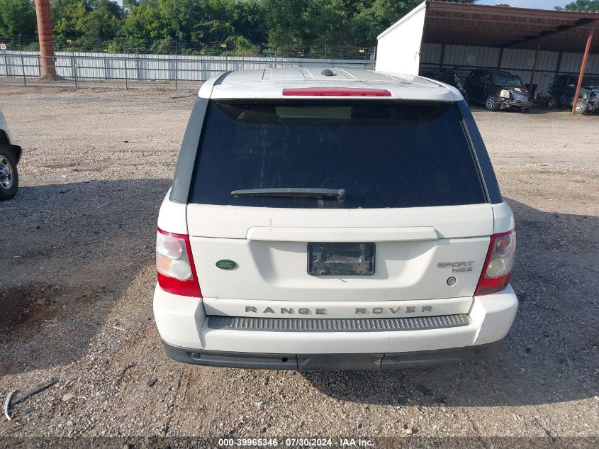 2009 Land Rover Range Rover Sport Hse VIN: SALSK25499A208288 Lot: 39965346