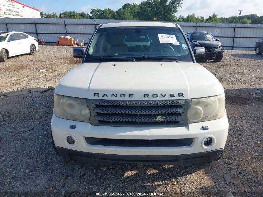 2009 Land Rover Range Rover Sport Hse VIN: SALSK25499A208288 Lot: 39965346
