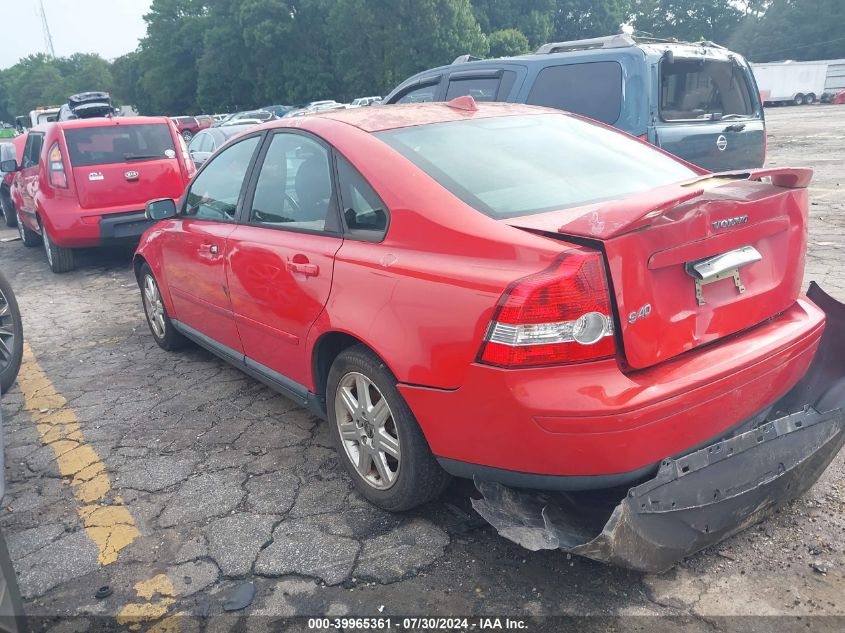 2006 Volvo S40 2.4I VIN: YV1MS382762186579 Lot: 39965361