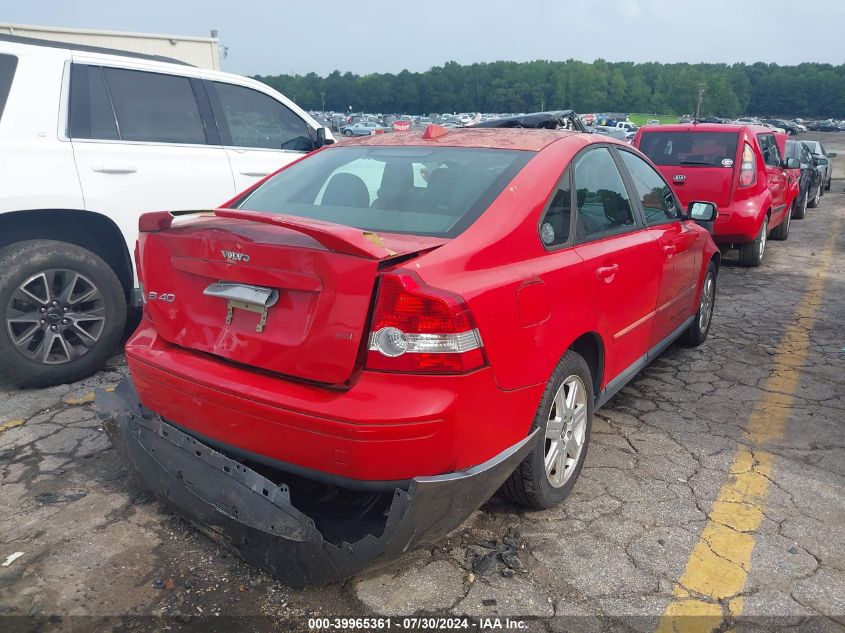 2006 Volvo S40 2.4I VIN: YV1MS382762186579 Lot: 39965361