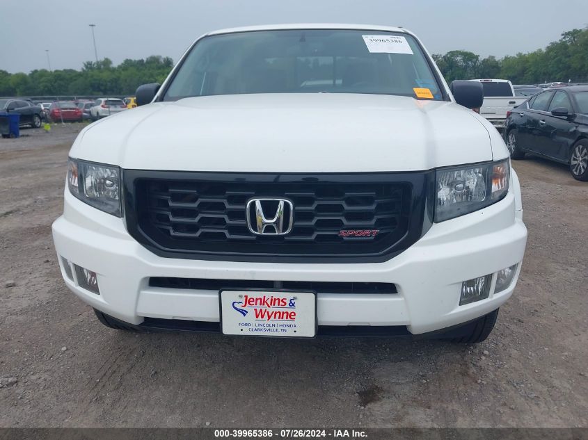 2013 Honda Ridgeline Sport VIN: 5FPYK1F71DB014270 Lot: 39965386