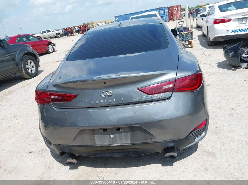 2019 Infiniti Q60 3.0T Luxe VIN: JN1EV7EK0KM231389 Lot: 39965410