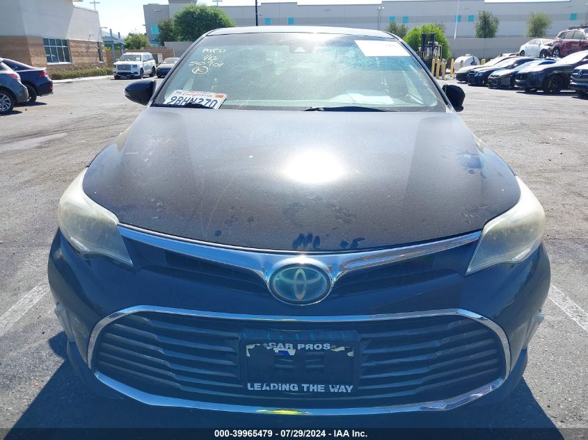 2016 Toyota Avalon Hybrid Limited VIN: 4T1BD1EB4GU048659 Lot: 39965479