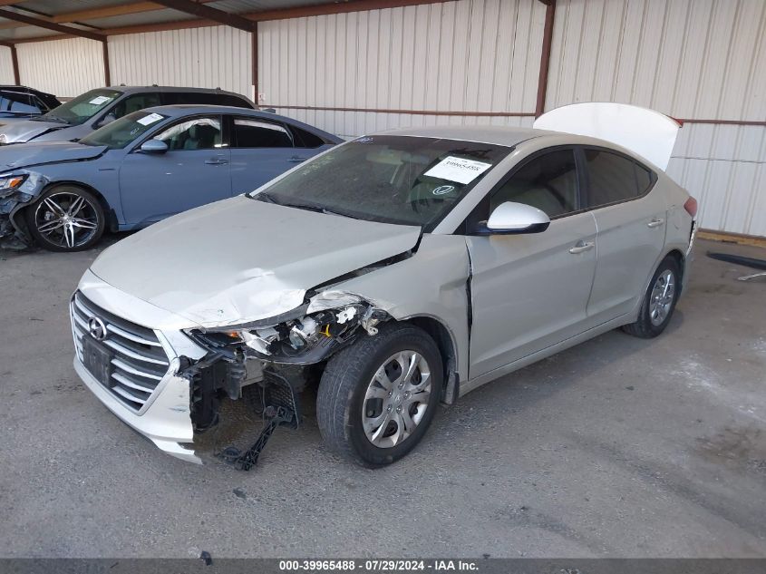 KMHD74LF3JU607293 2018 HYUNDAI ELANTRA - Image 2