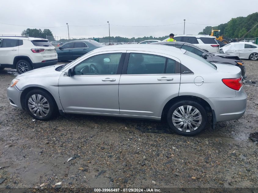 2012 Chrysler 200 Lx VIN: 1C3CCBAB0CN273483 Lot: 39965497