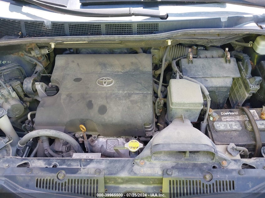 2011 Toyota Sienna Base V6 VIN: 5TDZK3DC7BS147763 Lot: 39965500