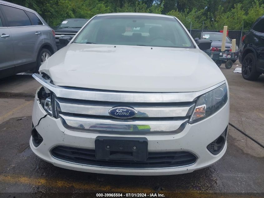 2012 Ford Fusion S VIN: 3FAHP0GA3CR143998 Lot: 39965504