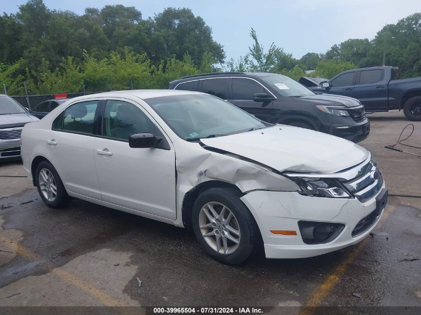 2012 Ford Fusion S VIN: 3FAHP0GA3CR143998 Lot: 39965504
