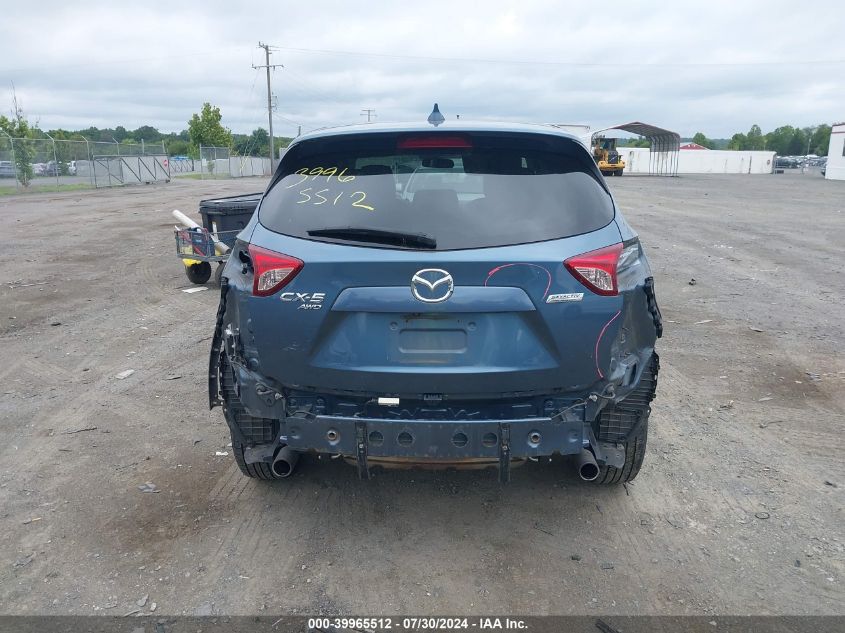 2016 Mazda Cx-5 Touring VIN: JM3KE4CY0G0630461 Lot: 39965512