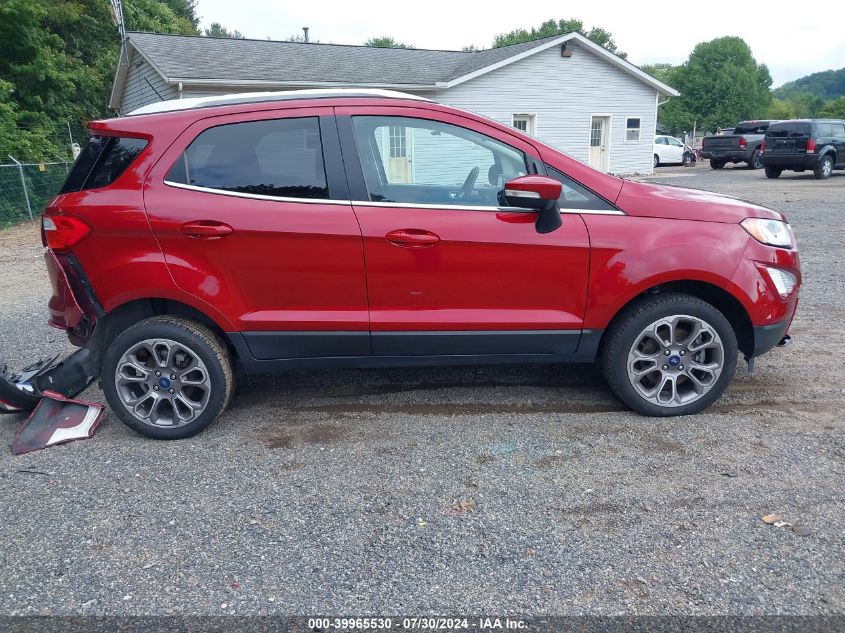 2019 Ford Ecosport Titanium VIN: MAJ6S3KL8KC294395 Lot: 39965530