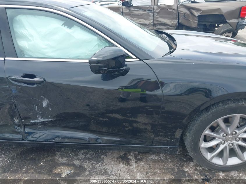 2021 Acura Tlx Standard VIN: 19UUB5F31MA004165 Lot: 39965574