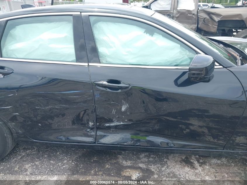 2021 Acura Tlx Standard VIN: 19UUB5F31MA004165 Lot: 39965574