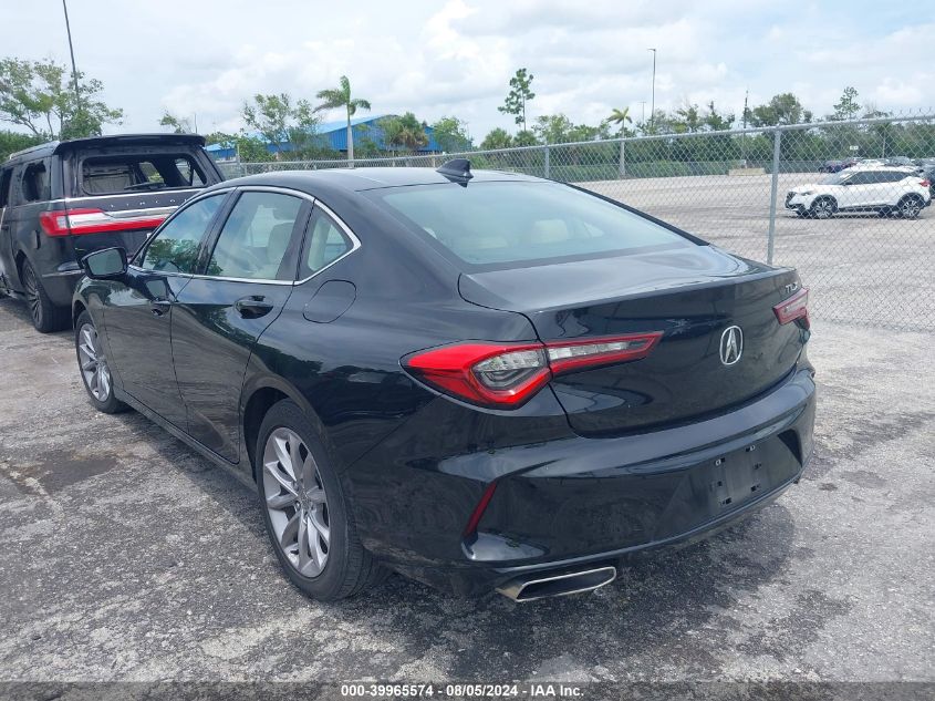 2021 Acura Tlx Standard VIN: 19UUB5F31MA004165 Lot: 39965574