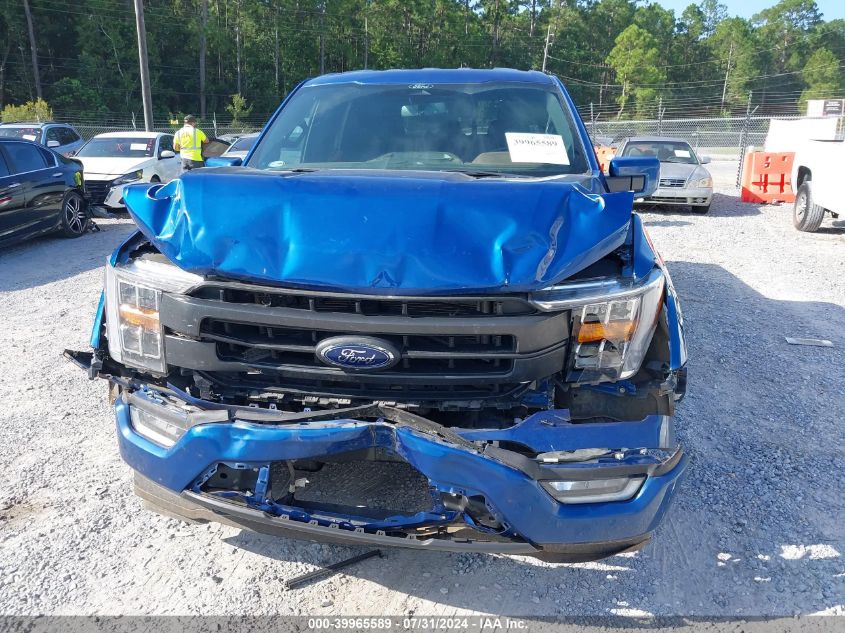 2022 Ford F-150 Lariat VIN: 1FTFW1E50NKE46499 Lot: 39965589