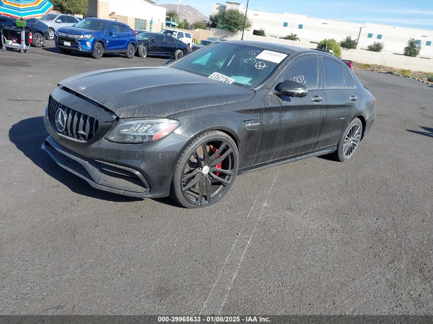 VIN W1KWF8HBXMR650278 2021 Mercedes-Benz AMG C 63, S no.2