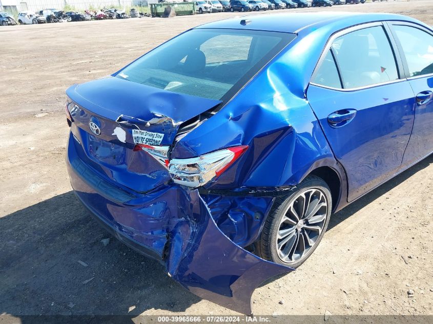 2016 Toyota Corolla S Premium VIN: 5YFBURHE0GP532964 Lot: 39965666