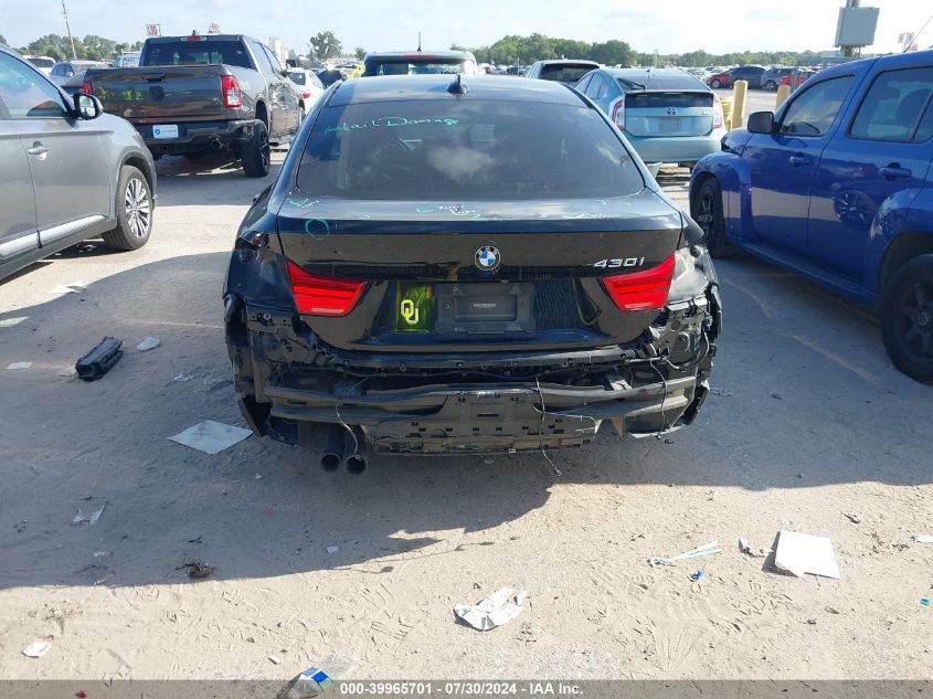 2018 BMW 430I Gran Coupe VIN: WBA4J1C55JBG76624 Lot: 39965701