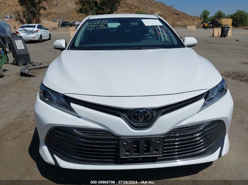 2019 Toyota Camry Le VIN: 4T1B11HKXKU288487 Lot: 39965706