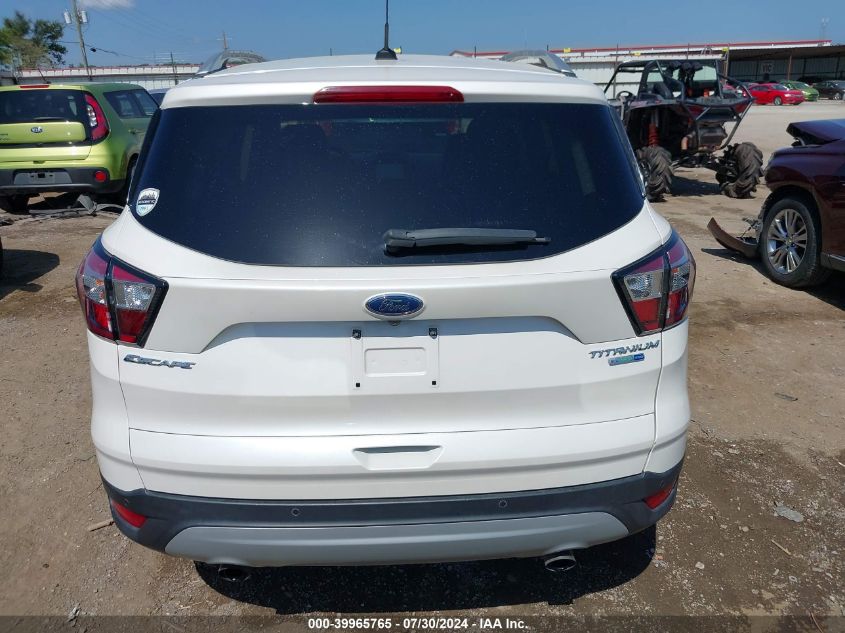 2017 Ford Escape Titanium VIN: 1FMCU9JD3HUE53830 Lot: 39965765