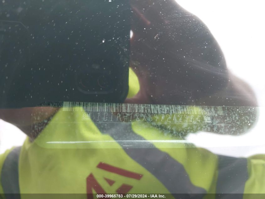 2009 Chevrolet Cobalt Ss VIN: 1G1AP18X39724296 Lot: 39965783