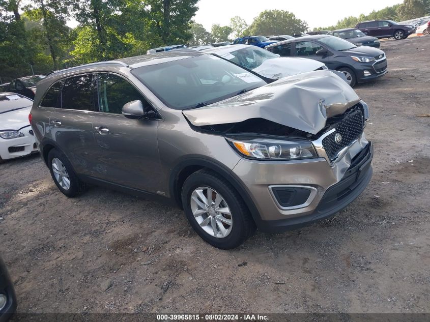 2018 Kia Sorento 2.4L Lx VIN: 5XYPGDA38JG351521 Lot: 39965815