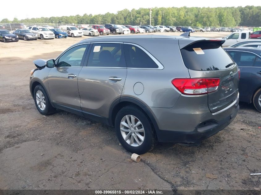 2018 Kia Sorento 2.4L Lx VIN: 5XYPGDA38JG351521 Lot: 39965815