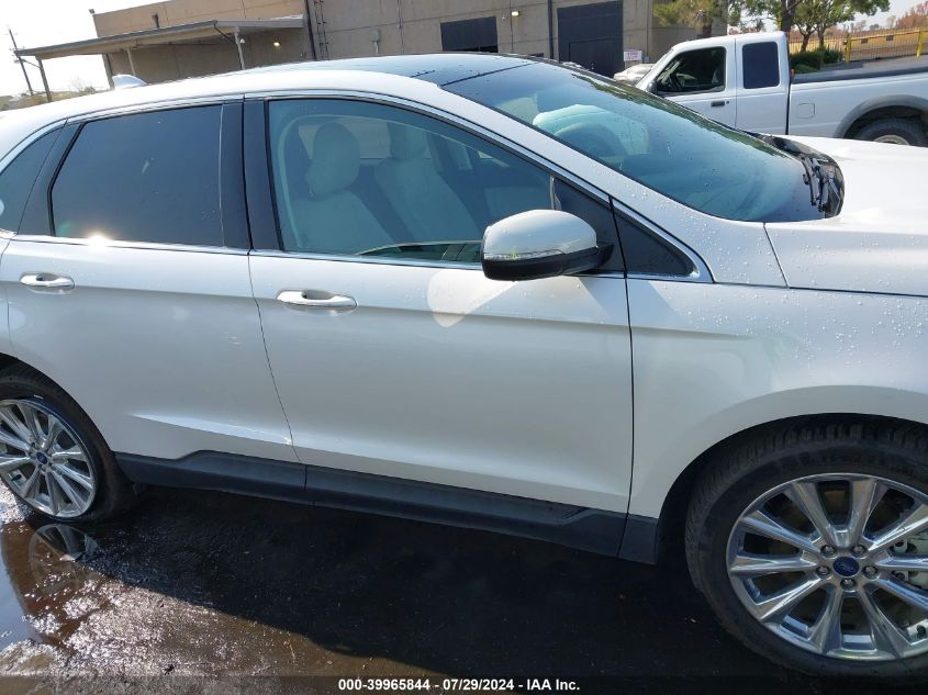 2018 Ford Edge Titanium VIN: 2FMPK4K81JBC13036 Lot: 39965844