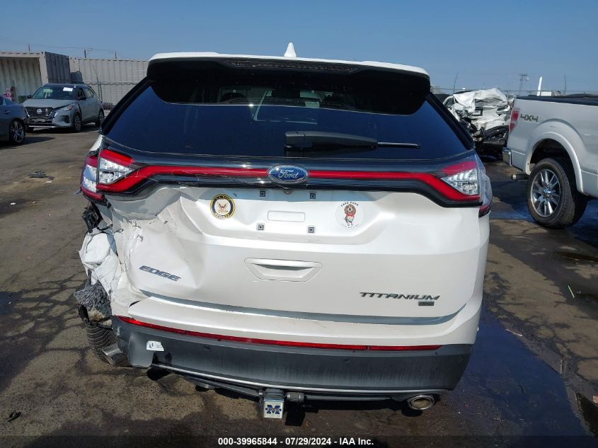 2018 Ford Edge Titanium VIN: 2FMPK4K81JBC13036 Lot: 39965844