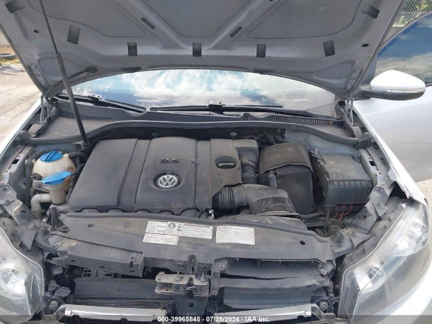 2012 Volkswagen Golf 2.5L 4-Door VIN: WVWDB7AJ1CW259397 Lot: 39965845