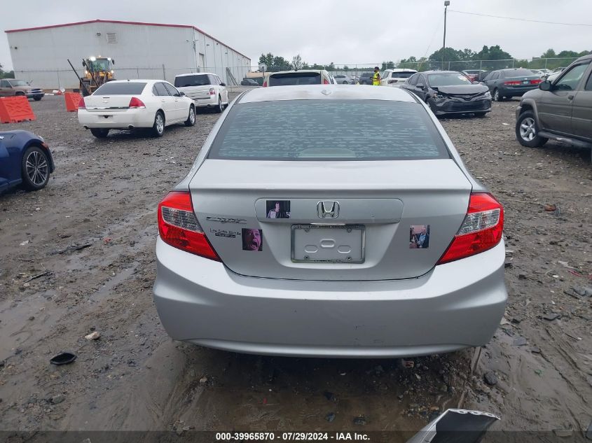 2012 Honda Civic Ex-L VIN: 2HGFB2F91CH516617 Lot: 39965870